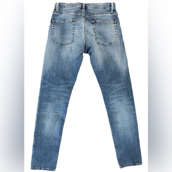 Diesel D-Strukt-R-NE R84YM Blue Wash Slim Tapered Jeans 30 RFID Stretch Denim - Picture 3 of 14